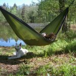 Slow living függőágy erdő természet