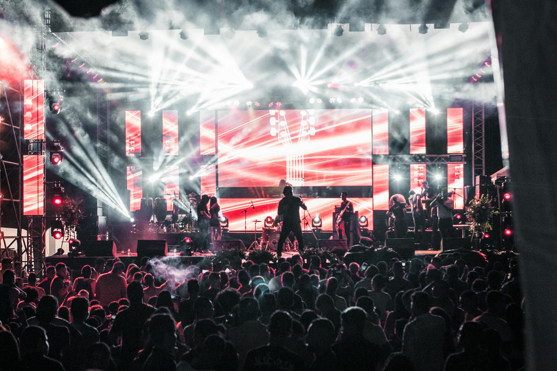 Színpad koncert fesztivál előadás