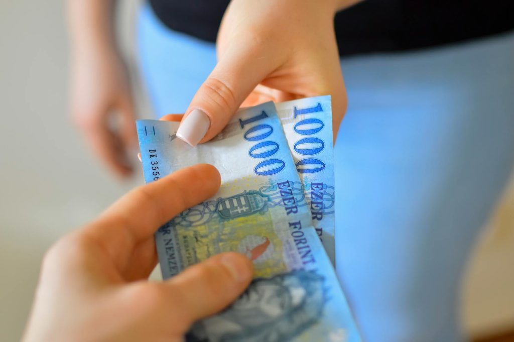 Magyar forint bankjegyek inflációs grafikon